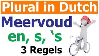 Meervoud in Nederlands Spelling Regels  Rules for plural spellings in Dutch language Dutch grammar [upl. by Atilrak600]