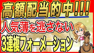 【競馬必勝法】三連複フォーメーションのおすすめの買い方はこれ！（競馬予想TV） [upl. by Eelarak421]