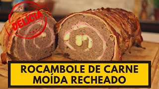 ROCAMBOLE DE CARNE MOÍDA [upl. by Pendergast]