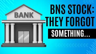 BNS Stock  Dividend increase Coming 2025 [upl. by Benyamin999]