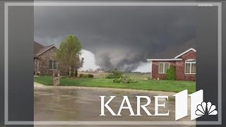 WATCH Tornado caught on camera in Iowa [upl. by Barbur]