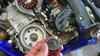 SHERCO 250300 Starter Bendix replacement [upl. by Mccurdy]