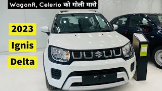 Maruti Ignis Delta 2023 New Model Review Interior Exterior Features Price [upl. by Esiuqram]