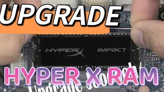 UPGRADE HYPER X RAM DDR3L my laptop final upgrade [upl. by Selinski907]