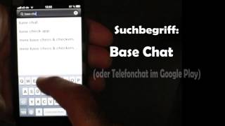 Base Chat die Partyphone App bekannt aus den USA [upl. by Nannerb311]