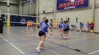 Dynamite 16 Select vs Dynamite 15 select scrimmage set 1 [upl. by Pol]