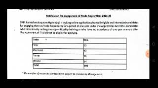 BHEL HYDERABAD ITI APPRENTICE 2024 ELIGIBILITY SELECTION PROCESS WRITTEN EXAM PROCESS [upl. by Pendleton988]