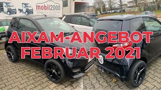 AIXAM Mopedauto  Angebot Februar 2021  45 kmh Auto [upl. by Agon]