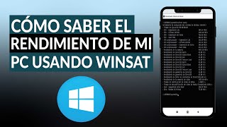 ¿Cómo saber el rendimiento de mi PC usando el comando WINSAT [upl. by Etnoid779]