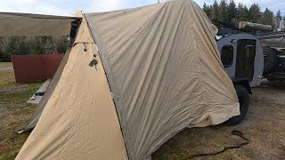 KampKepper Awning Review for your SUV or Teardrop Trailer [upl. by Aelegna]