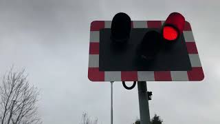 Brand New YA30 Yodalarm Stallington Level Crossing Staffordshire 161124 [upl. by Ardnik592]