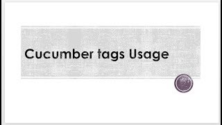 CucumberJS Tags Usage [upl. by Karlotta]