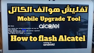 How to use alcatel mobile upgrade tool latest version to flash tkee pixi pop one tuch [upl. by Lihas]