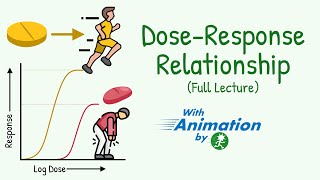 DoseResponse Relationship  Pharmacodynamics Lecture  Potency Efficacy Therapeutic Index etc [upl. by Cheston875]