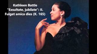 Kathleen Battle The complete quotExsultate jubilate K 165quot Mozart [upl. by Massingill31]