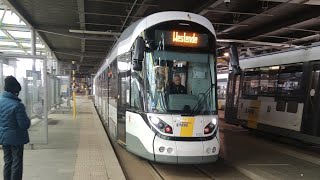 Caf Urbos 100 Delijn 6125 Kusttram 🇧🇪 [upl. by Ymmik]