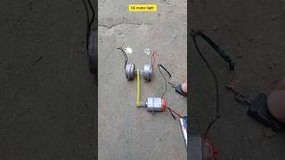 DC motor se light jalayen shortsvideo exprement [upl. by Garibull935]