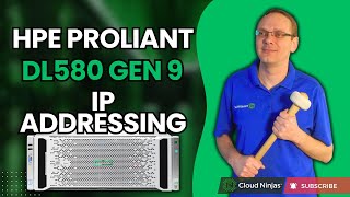 HPE ProLiant DL580 Gen9 Server IP Address Setup  Configuring IP Addresses  Enable DHCP amp Static [upl. by Anahsak]