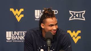 WVU Mens Basketball Aden TagaloaNelson Press Conference  Feb 16 2024 [upl. by Aim]