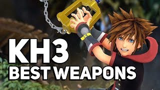 6 Best Weapons In Kingdom Hearts 3 Inc Ultima Weapon Keyblade  How To Get Them [upl. by Connie]