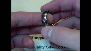 Tungsten Ring Scratch Test [upl. by Yaras846]