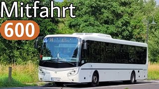 Mitfahrt  SOR ICN 12  Linie 600  S Waßmannsdorf  S Teltow Stadt [upl. by Dorthy]