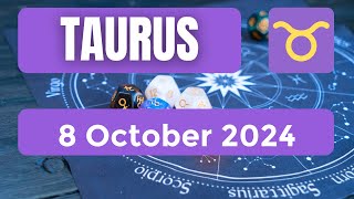 Taurus horoscope  Taurus Horoscope for Today 8 October 2024 [upl. by Aynatahs487]