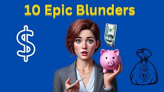 10 Epic Blunders Sabotaging Your Wealth [upl. by Nnylg]