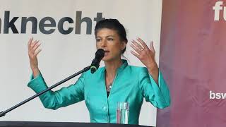 Sahra Wagenknecht über Grüne Ricarda Lang Robert Habeck Rente teure Lebensmittel Europawahl 2024 [upl. by Nosydam586]