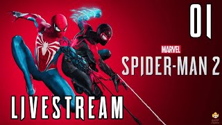 🔴Live  Marvel’s SpiderMan 2  Part 1 [upl. by Nahtanoy600]