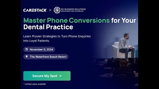 Master Phone Conversations amp Grow Your Dental Practice [upl. by Bannasch536]