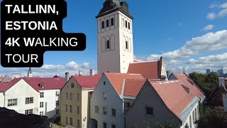 City walks  Tallinn Estonia 4K walking tour [upl. by Moriarty439]