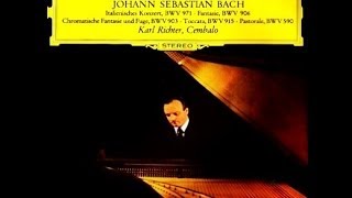 Karl Richter  Harpsichord Performances  Italian Concerto In F Major  III Presto  BWV 971 [upl. by Kalasky]