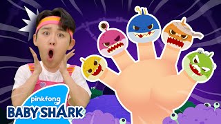 🧟‍♀️NEW NO Its the Zombie Shark Finger Family  Baby Shark Halloween  Baby Shark Official [upl. by Masson]