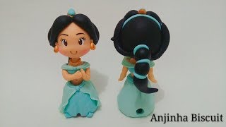 DIY Apontador Princesa Jasmine Biscuit😍 [upl. by Atwater]