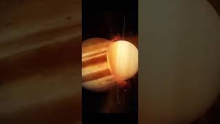 Jupiter and Saturn Collision space viralvideo growth [upl. by Stromberg]