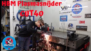 HBM CUT 40 Plasmasnijder met Digitaal Display en IGTB Technologie [upl. by Ahsieni]