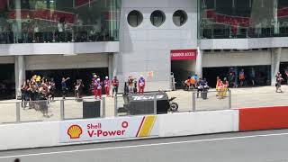 2018 MotoGp Hafizh Syahrin finish P10 in Sepang [upl. by Radbun]