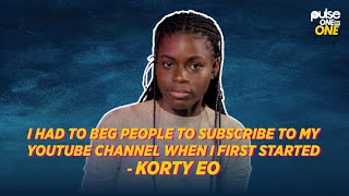 Kortys journey to starting and growing her YouTube channel  Pulse One on One [upl. by Jamnis]