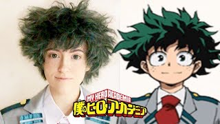 DEKUIZUKU MIDORIA Makeup Tutorial  My Hero Academia  Boku No Hero Academia [upl. by Aitnauq278]