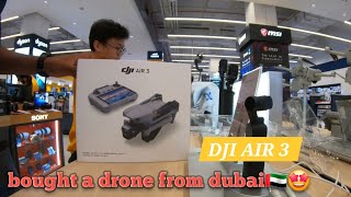 Drone price in Dubai Bought the Drone from Dubai DJI AIR 3 FLY MORE COMBO BengaluruHaida [upl. by Alekram579]