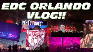 EDC ORLANDO 2022 VLOG [upl. by Marti305]