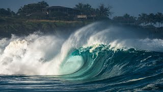 HUGE WAIMEA SHOREBREAK [upl. by Nylirad18]