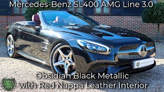 MercedesBenz SL400 AMG Line 30 registered September 2016 66 finished in Obsidian Black Metallic [upl. by Ennaeirb309]