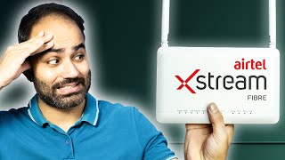 Airtel Xstream Fiber Long Review Service Speed Down Time and Much More Hindi [upl. by Nirag]