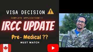 Latest IRCC update  Upfront medical amp complete application  My view amp suggestion  Nepali student [upl. by Jaquith417]