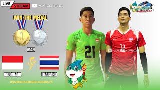 🔴 FINAL  Mans volleyball INDONESIA VS THAILAND  21’’ST ASEAN UNIVERSITY GAMES 2024 [upl. by Neda]