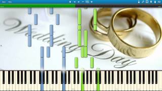 Mendelssohn  Wedding March  Synthesia Piano Solo Tutorial [upl. by Cynthia341]