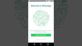 How to Download and Install WhatsApp  Mobile Phone  2022 [upl. by Yrahca]