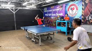 Defence Dibikin Jatuh Bangun AlamTCP Vs Imam DefenceOlala Silaturahmi Tenis Meja PTMTCP [upl. by Kcirre]